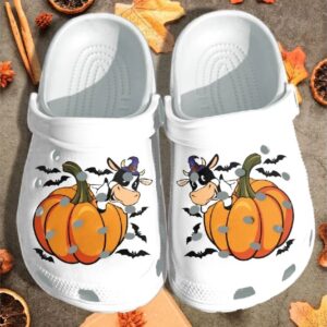 Girl Love Cow In Thanksgiving Day Crocs Thanksgiving Gifts For Cow Lovers