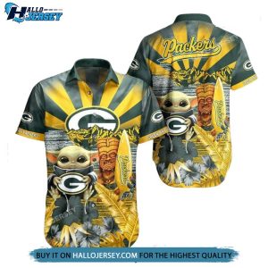 Green Bay PackersBaby Yoda Style Summer Trending Hawaiian Shirts