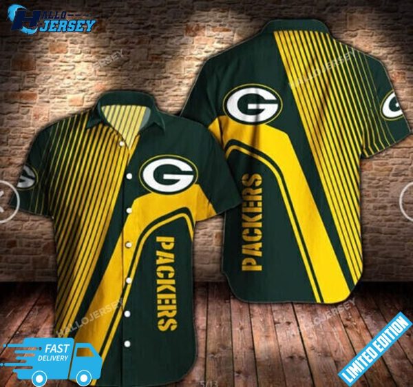 Button Down Shirts Football Packers Hawaiian Shirts