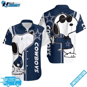 Cool Snoopy Dallas Cowboys Hawaiian Shirt