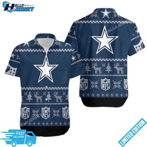 Dallas Cowboys Christmas Hawaiian Shirt