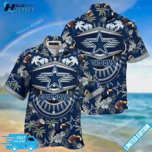 Dallas Cowboys Coconut Pattern Summer Gift Hawaiian Shirt