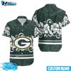 Floral Pattern For Sports Enthusiast Packers Hawaiian Shirt