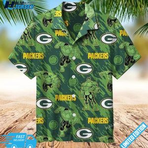 Green Bay Packers Collectible Trending Hawaiian Shirt, Green Bay Packers Hawaiian Shirt