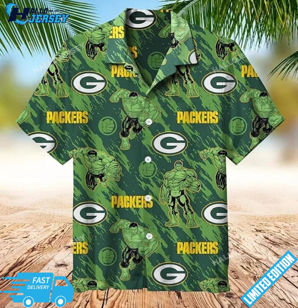 Green Bay Packers Collectible Trending Hawaiian Shirt, Green Bay Packers Hawaiian Shirt