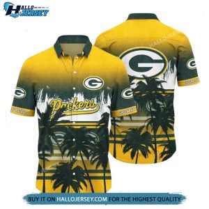 Green Bay Packers Sports Enthusiast Hawaiian Shirt