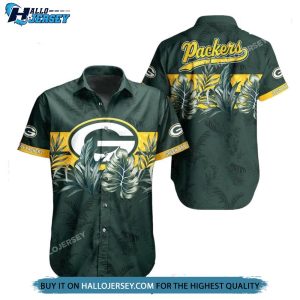 Green Bay Packers Graphic Enthusiast Hawaiian Shirt