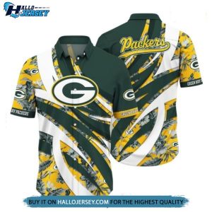 Green Bay Packers New Trend Summer Tropical Pattern Hawaiian Shirt