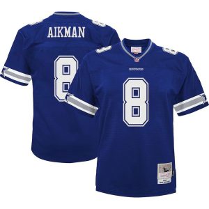 Infant Dallas Cowboys Troy Aikman Mitchell & Ness 1996 Retired Legacy Jersey Navy