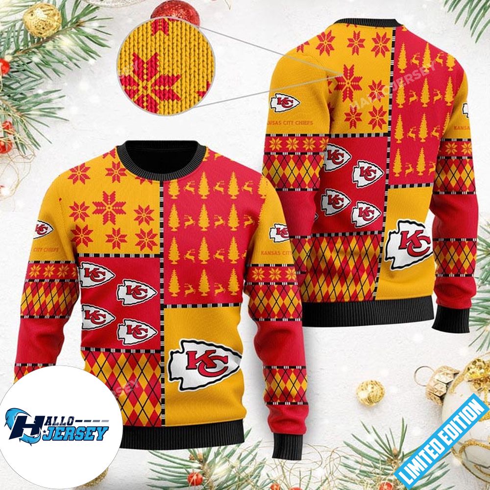 Kansas City Chiefs Christmas Sweater Let your team spirit shine