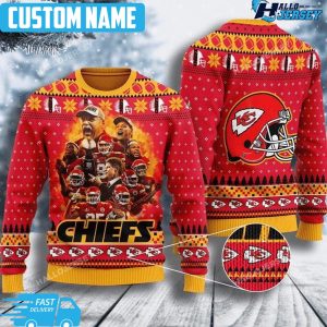 Kansas City Chiefs Legends Team Ugly Wool Sweater