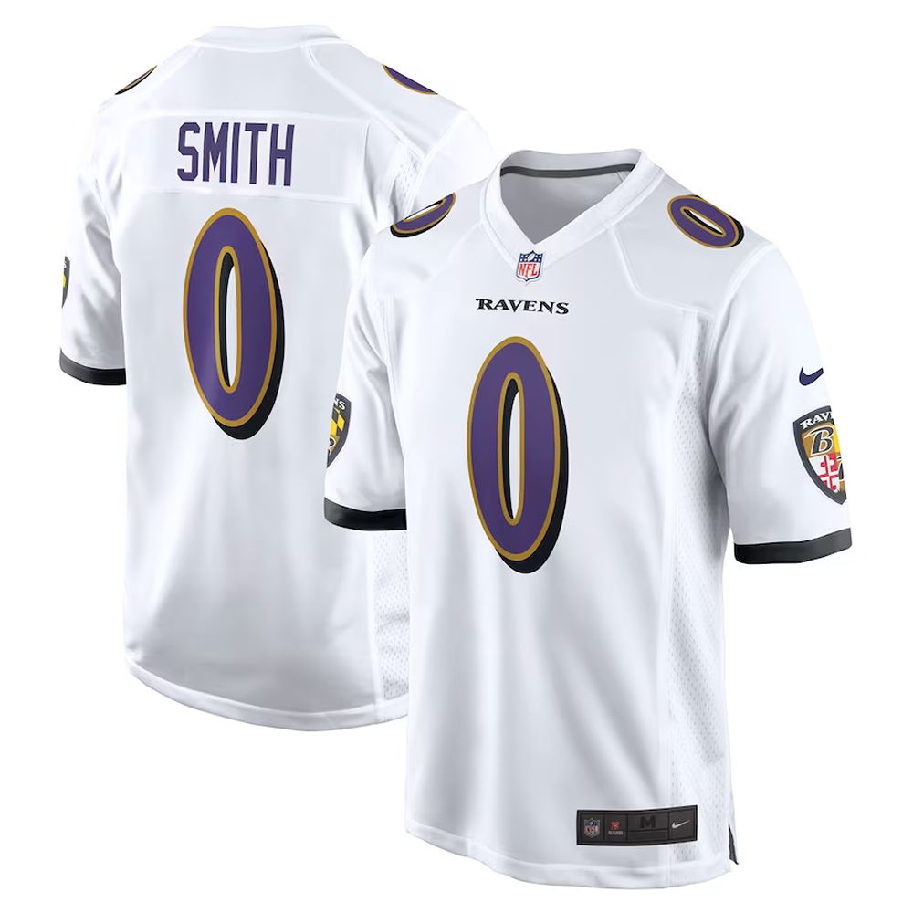 Mens Baltimore Ravens Roquan Smith Nike Game Jersey White, Baltimore Ravens uniforms