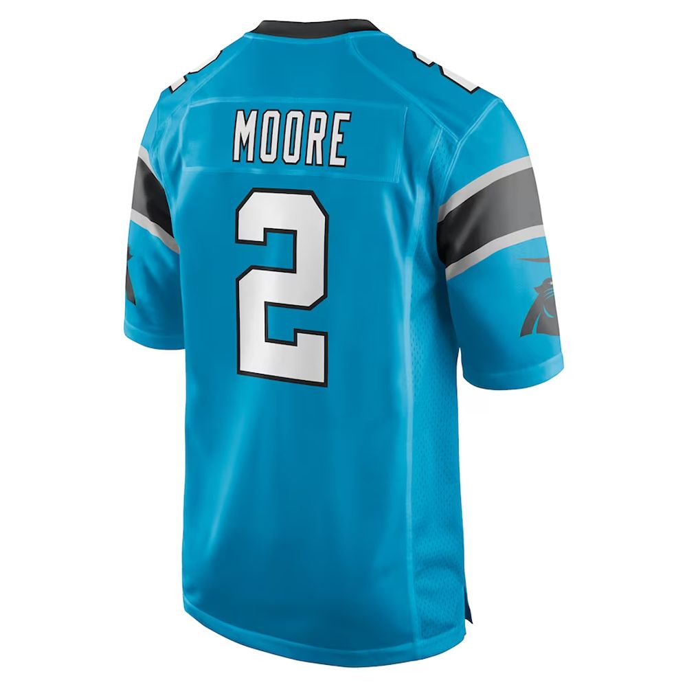 Mens Carolina Panthers Nike Game Jersey D.J. Moore Blue, Carolina Panthers Uniforms