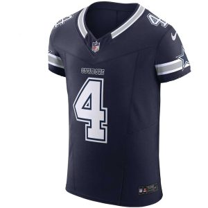 Men's Dallas Cowboys Dak Prescott Nike Navy Vapor F.U.S.E. Elite Jersey in  2023