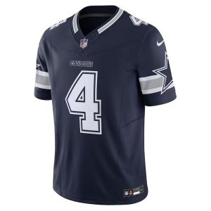 Men's Nike Dak Prescott Navy Dallas Cowboys Vapor Elite Player Team Jersey