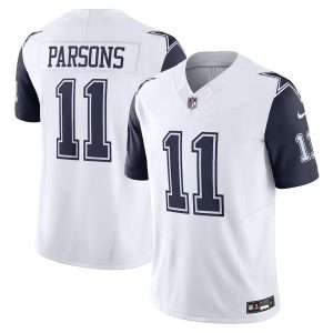 Mens Dallas Cowboys Micah Parsons Nike Vapor F.U.S.E. Limited Jersey White