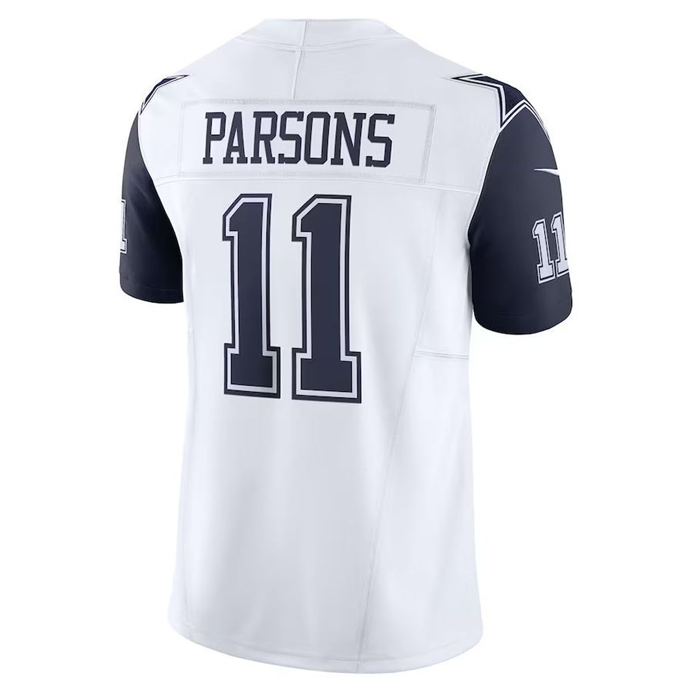 Micah Parsons Dallas Cowboys Nike Vapor Elite Jersey - White