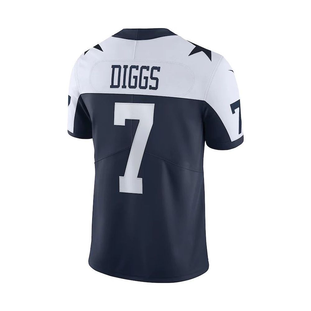 Men's Custom Trevon Diggs Blue Dallas Cowboys Team Game Hawaiian