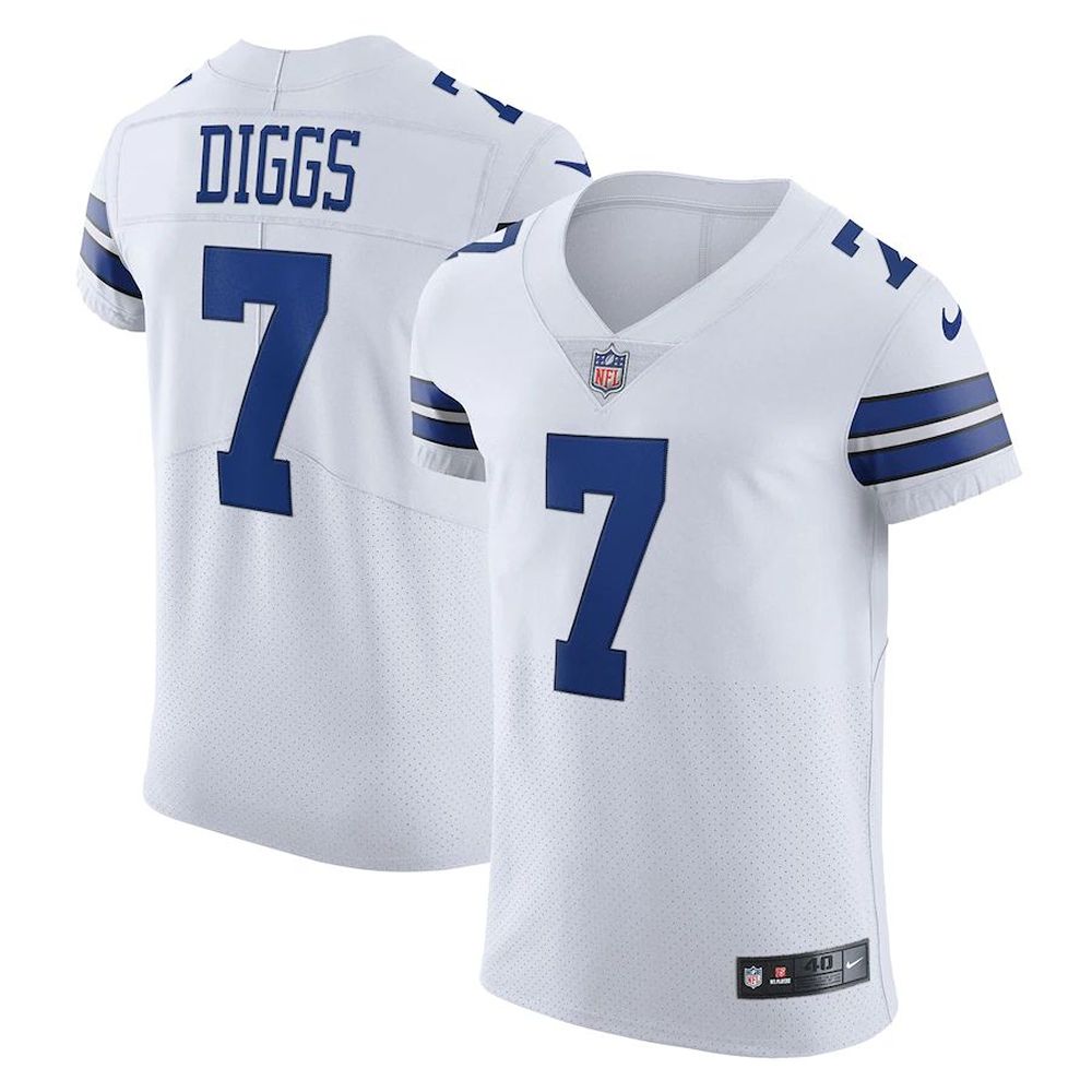 Nike Trevon Diggs Dallas Cowboys White Vapor Elite Jersey