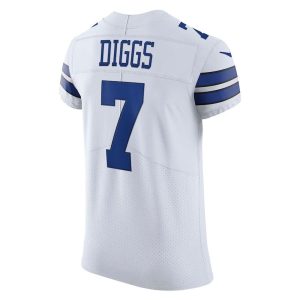 Mens Dallas Cowboys Trevon Diggs Nike Vapor Elite Jersey White