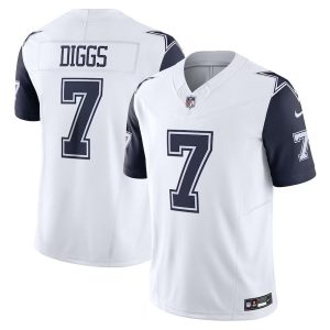 Trevon Diggs Dallas Cowboys Nike White Vapor F.U.S.E. Limited Jersey, XL / White