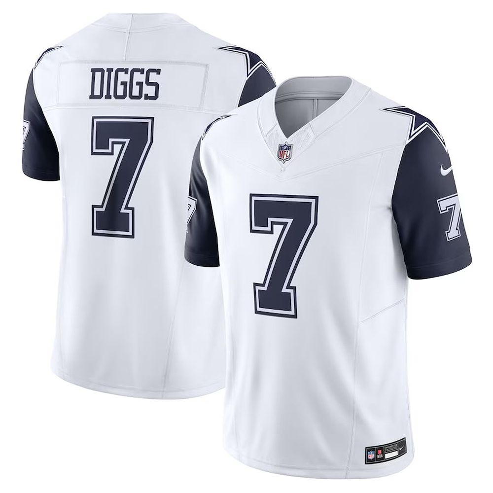 Men's Nike Trevon Diggs Navy Dallas Cowboys Vapor F.U.S.E. Limited Jersey Size: Small