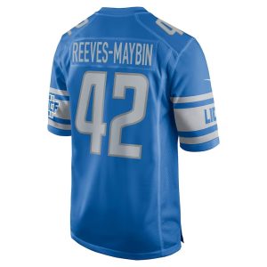 Mens Detroit Lions Jalen Reeves Maybin Nike Blue Game Jersey 2