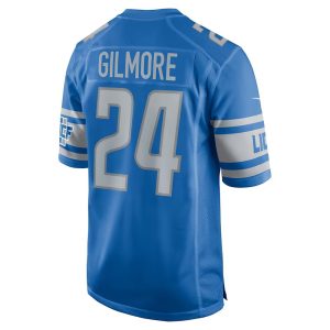Mens Detroit Lions Steven Gilmore Nike Blue Team Game Jersey 2