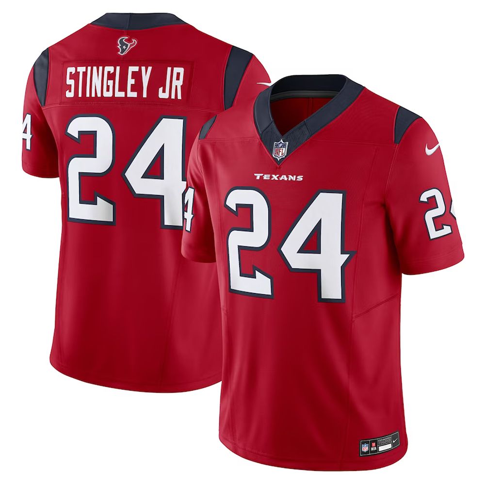 Mens Houston Texans Derek Stingley Jr. Vapor F.U.S.E. Limited Jersey Red