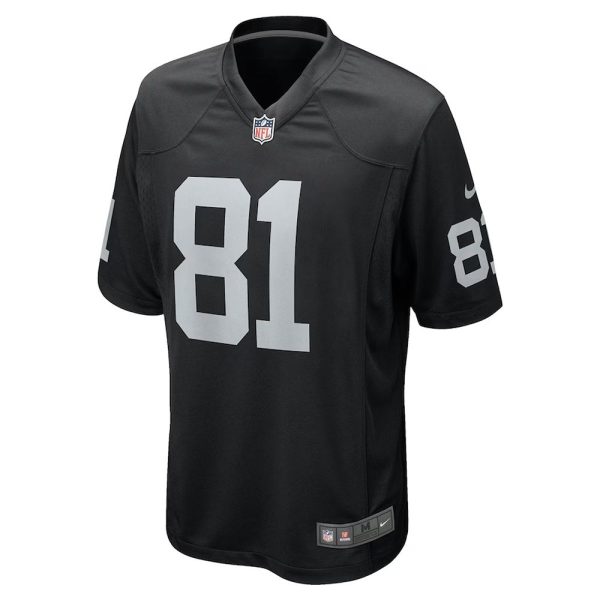 Mens Las Vegas Raiders Austin Hooper Team Game Jersey Black