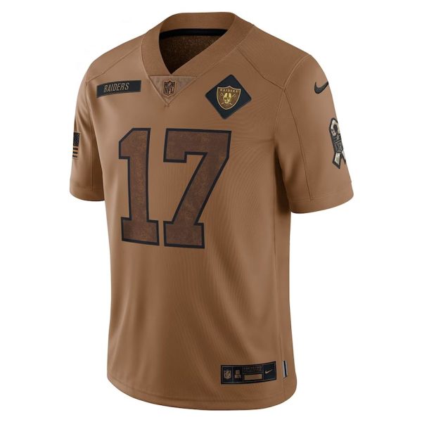 Mens Las Vegas Raiders Davante Adams Jerseys 2023 Limited Brown