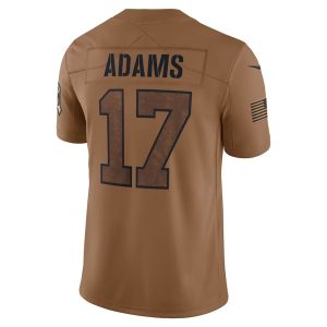 Mens Las Vegas Raiders Davante Adams 2023 Limited Jersey Brown 3