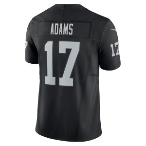 Mens Las Vegas Raiders Davante Adams Vapor FUSE Limited Jersey Black 3