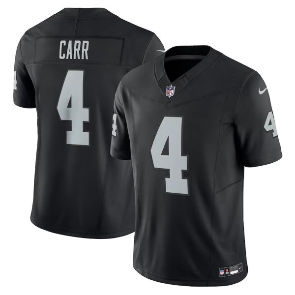 Mens Las Vegas Raiders Derek Carr Vapor F.U.S.E. Limited Jersey Black