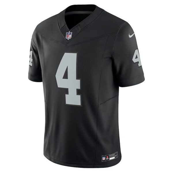 Mens Las Vegas Raiders Derek Carr Vapor F.U.S.E. Limited Jersey Black