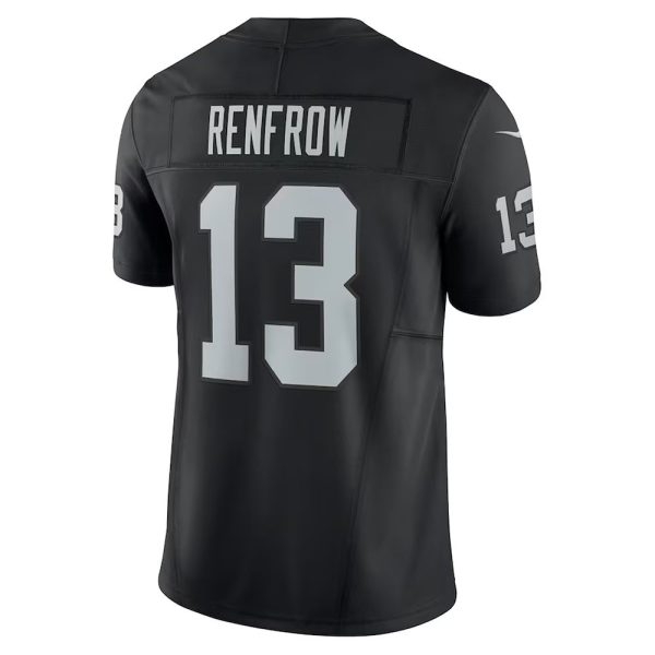 Mens Las Vegas Raiders Hunter Renfrow Vapor F.U.S.E. Limited Jersey Black