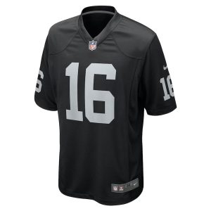 Mens Las Vegas Raiders Jakobi Meyers Game Player Jersey Black