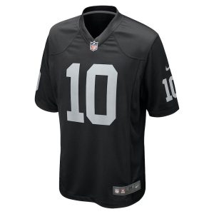 Mens Las Vegas Raiders Jimmy Garoppolo Game Player Jersey Black