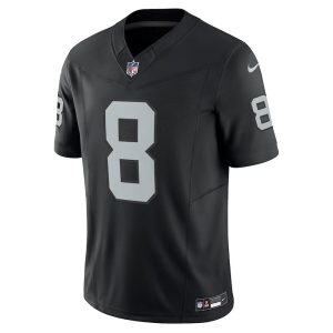 Mens Las Vegas Raiders Josh Jacobs Vapor F.U.S.E. Limited Jersey Black