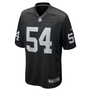 Mens Las Vegas Raiders Netane Muti Team Game Jersey Black