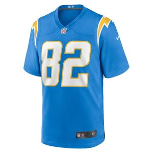 Mens Los Angeles Chargers Alex Erickson Team Game Jersey Powder Blue