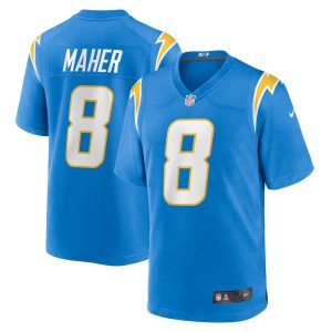 Mens Los Angeles Chargers Brett Maher Team Game Jersey Powder Blue