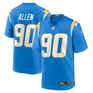 Mens Los Angeles Chargers Brevin Allen Team Game Jersey Powder Blue