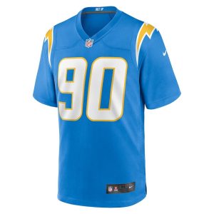 Mens Los Angeles Chargers Brevin Allen Team Game Jersey Powder Blue