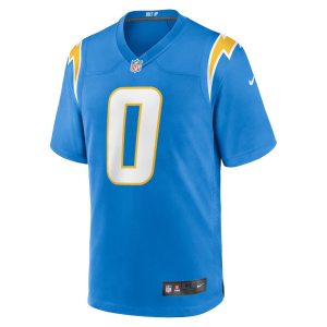 Mens Los Angeles Chargers Daiyan Henley Team Game Jersey Powder Blue