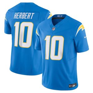 Mens Los Angeles Chargers Justin Herbert Vapor F.U.S.E. Limited Jersey Powder Blue