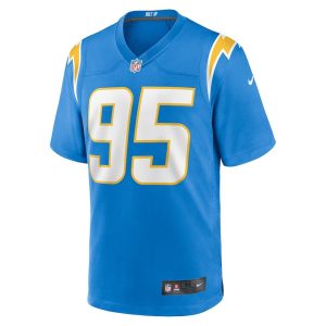 Mens Los Angeles Chargers Nicholas Williams Jersey Team Game Powder Blue