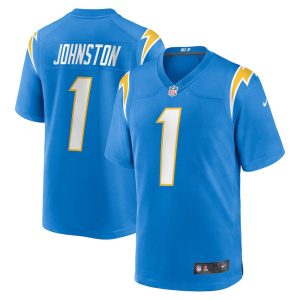 Mens Los Angeles Chargers Jersey Quentin Johnston 2023 Draft Player Powder Blue