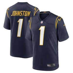 Mens Los Angeles Chargers Quentin Johnston Jerseys Alternate Game Navy