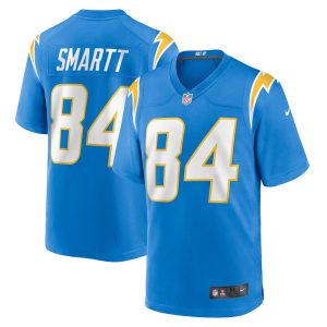 Mens Los Angeles Chargers Stone Smartt Team Game Jersey Powder Blue